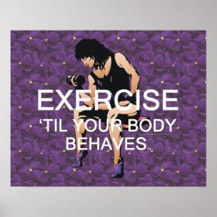 Poster Exercice TOP Jusqu'à ce que votre corps se comport