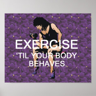 Poster Exercice TOP Jusqu'à ce que votre corps se comport