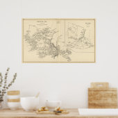 Poster Exeter PO, ville d'Exeter (Cuisine)