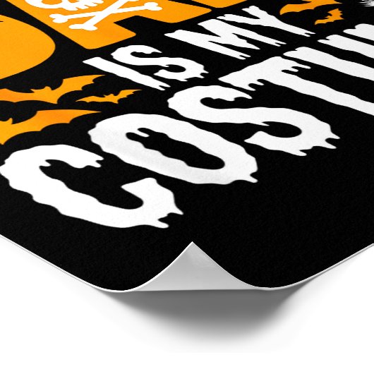 Poster Exhausted Dad Is My Costume Shirt Men Halloween Co (Coin)