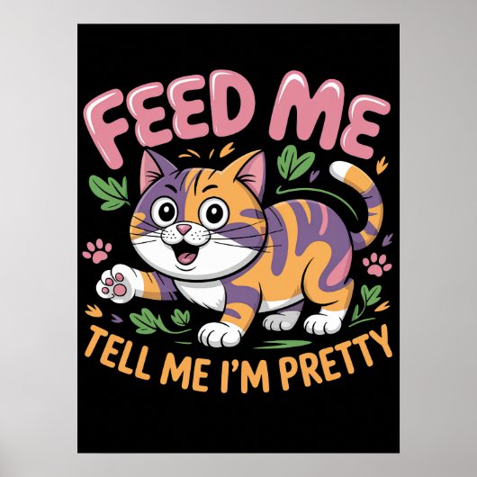 Poster Exiger Diva Feline (Devant)