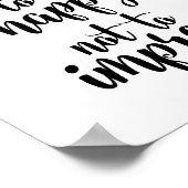 Poster Existe pour être heureux de ne pas impressionner (Coin)