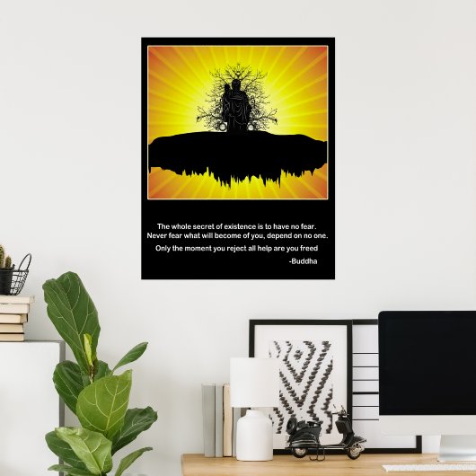 Poster Existence de Bouddha (Bureau à domicile)
