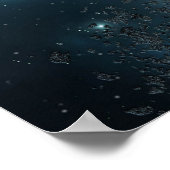 Poster Exlosion galactique (Coin)