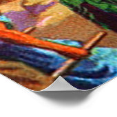 Poster Exode 13:17-22 Dieu mène dans un pilier de nuage (Coin)