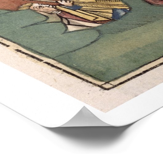 Poster Exode 14 Moïse et les Israélites traversant la Ré (Coin)