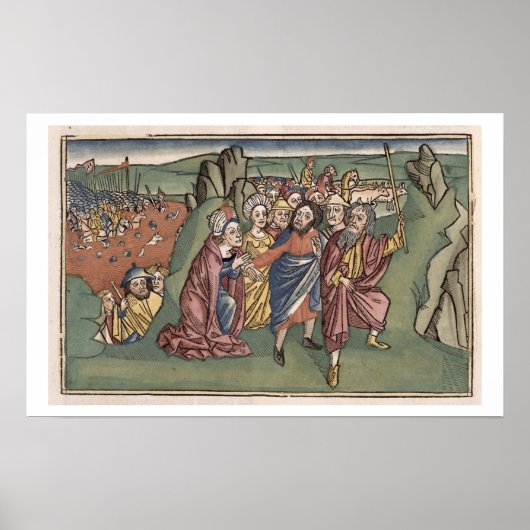 Poster Exode 14 Moïse et les Israélites traversant la Ré (Devant)