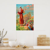 Poster Exode 14 Traversant la mer sur un terrain sec (Cuisine)