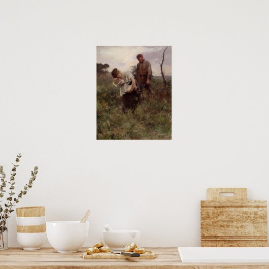 Poster Exode, 1893 (Cuisine)