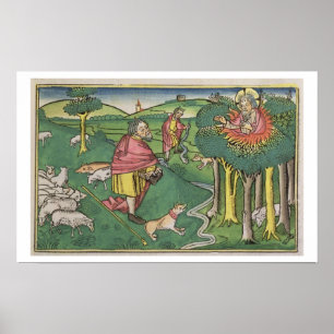 Poster Exode 3 1-22 The Burning Bush et Exode 4 1-4 G