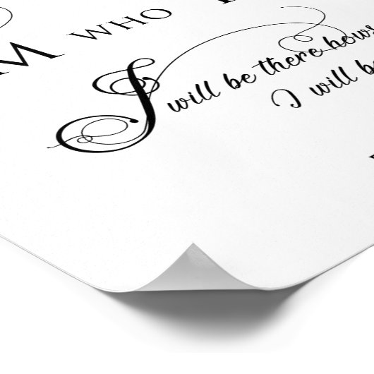 Poster Exodus 3 versets 14 (Coin)