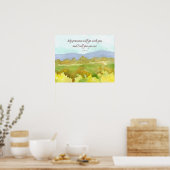 Poster Exodus Bible Scripture Give You Rest Landscape (Cuisine)