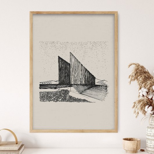 Poster Exodus Print, Séparation de la mer Rouge, Histoire