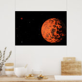 Poster Exoplanet Ucf-1.01 Orbitant Une Étoile Appelée Gj  (Cuisine)