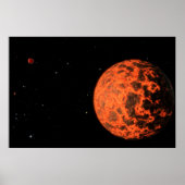 Poster Exoplanet Ucf-1.01 Orbitant Une Étoile Appelée Gj  (Devant)