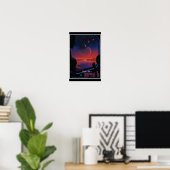 Poster Exoplanète TRAPPIST-1e (Bureau à domicile)