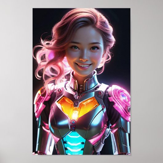 Poster Exosquelette illuminé (Devant)