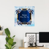 Poster Exotic Blue Dream Catcher Mariage (Bureau à domicile)
