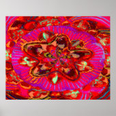 Poster Exotic Flower - Fine Art Digital Graphics (Devant)