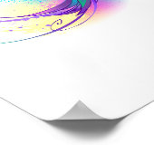 Poster Exotic Rainbow Hummingbird (Coin)