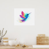 Poster Exotic Rainbow Hummingbird (Cuisine)