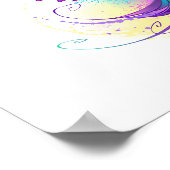 Poster Exotic Rainbow Hummingbird (Coin)