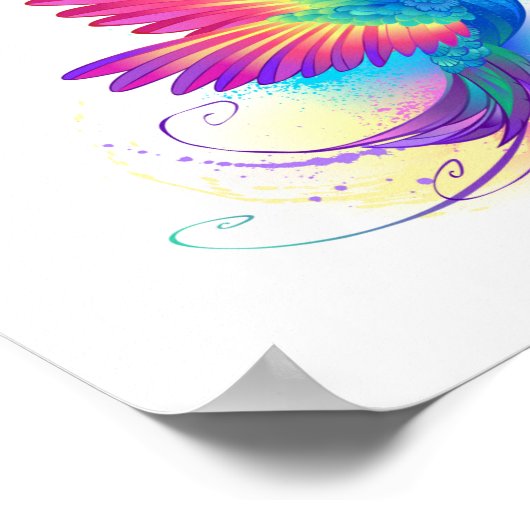 Poster Exotic Rainbow Hummingbird (Coin)
