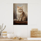 Poster Exotique Shorthair cat (Cuisine)