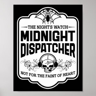 Poster Expéditeur de minuit The Night's Watch 911 Skull H