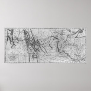 Poster Expédition de Lewis et de Clark