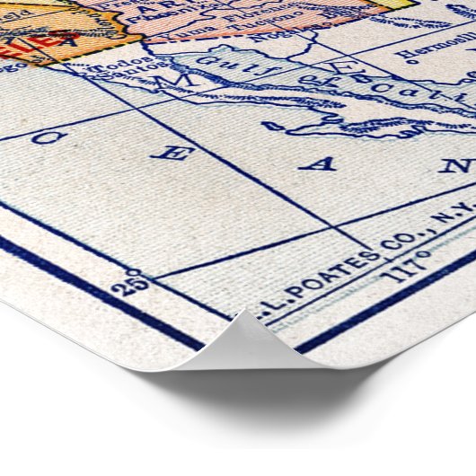 POSTER EXPÉDITION D'EXPRESS AMÉRICAINS (Coin)