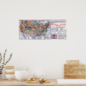 POSTER EXPÉDITION D'EXPRESS AMÉRICAINS (Cuisine)