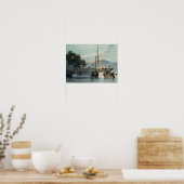 Poster Expédition sur une rivière chinoise (Cuisine)