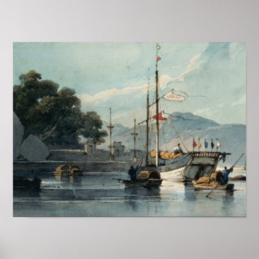 Poster Expédition sur une rivière chinoise (Devant)