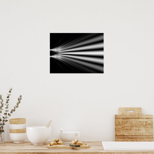 Poster Expérience à double fente (Cuisine)