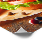 Poster Expérience Cheeseburger Américaine Ultime (Coin)