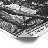 Poster Expérience électrique faite sur un homme (Coin)