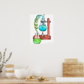 Poster Expérience en chimie (Cuisine)