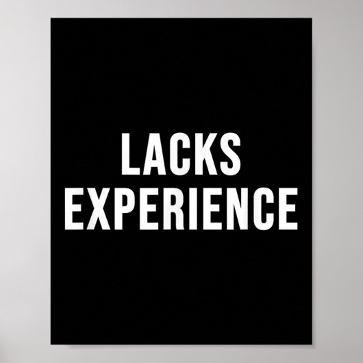 Poster Expérience manquante (Devant)