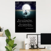 Poster Expérience Spirituelle Citation Art Mur Inspiratio (Bureau à domicile)