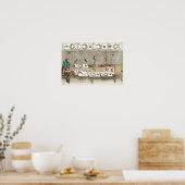 Poster Expérience sur les grenouilles (Cuisine)