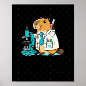 Poster Expériences Scientifiques Capybara En Laboratoire (Devant)