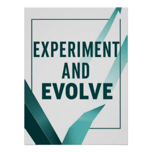 Poster Expérimenter et évoluer option 2