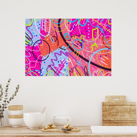 Poster Expérimenter la joie (Cuisine)