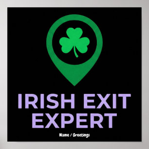 Poster Expert de la sortie irlandaise Drôle de St Patrick