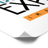 Poster Expert en Distances Sociales. Je suis un indépenda (Coin)