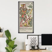 Poster Expiation, carte tarot, français (Bureau à domicile)
