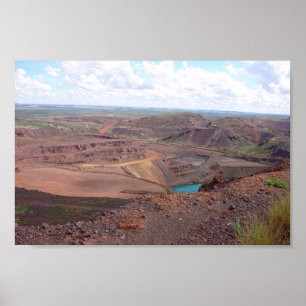 Poster Exploitations minières au mien de Paraburdoo