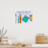 Poster Exploits créatifs Alléger le stress (Cuisine)