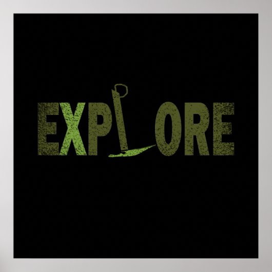 Poster Explorateur de la nature sauvage (Devant)